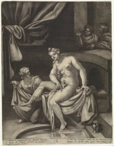 David und Batseba von Pieter van den Berge