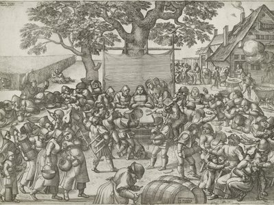 Bauernhochzeit von Pieter van der Borcht (I)