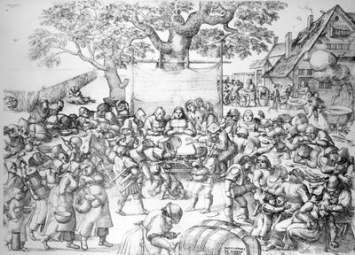 Das Hochzeitsfest, 1560 von Pieter van der Borcht