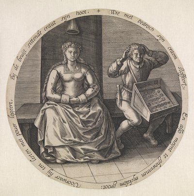 Der sorglose Händler von Pieter van der Heyden