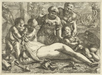 Eine betrunkene Bacchantin von Pieter van der Plas (II)