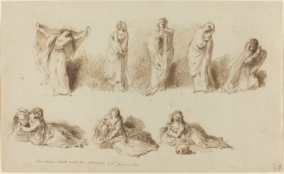 Die Haltungen von Lady Hamilton von Pietro Antonio Novelli