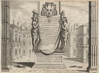 Palazzi di Roma de piu Celebri Architetti von Pietro Ferrerio