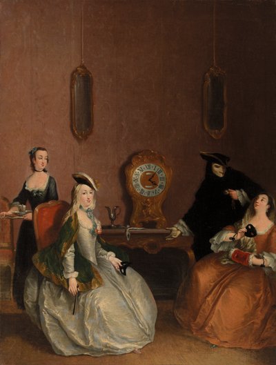 Innenszene - Maskenball von Pietro Longhi