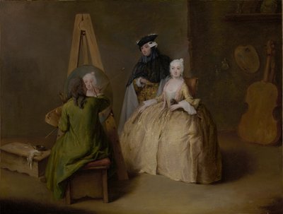 Der Maler in seinem Atelier von Pietro Longhi