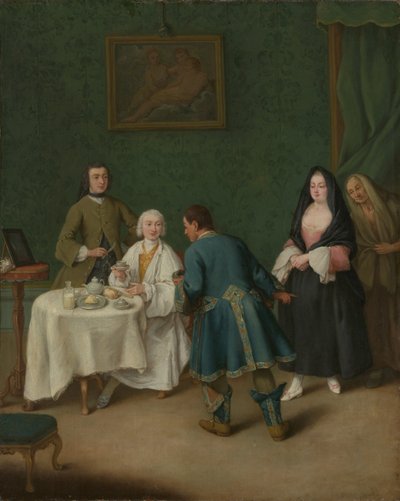 Die Versuchung, 1746 von Pietro Longhi