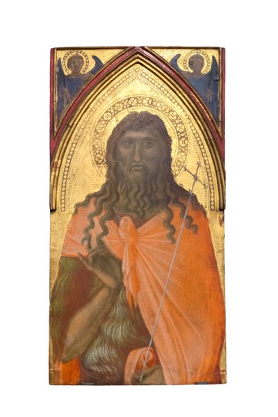 St. Johannes der Täufer, ca. 1329 von Pietro Lorenzetti