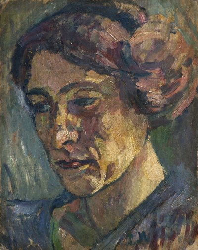 Porträt der Ehefrau von Pietro Marussig