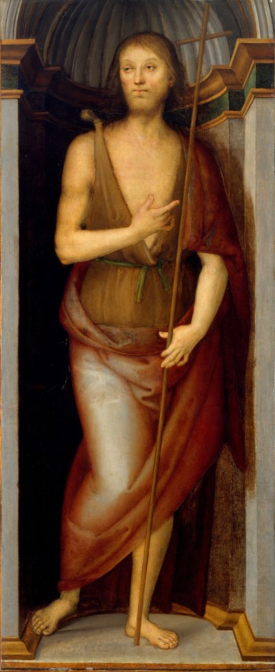 Johannes der Täufer, Heilige Lucia von Pietro Perugino