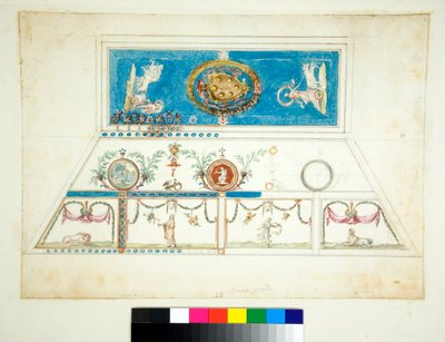 Gewölbe der Villa Madama von Pietro Santi Bartoli