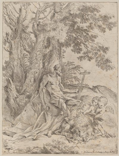 Heiliger Hieronymus von Pietro Testa
