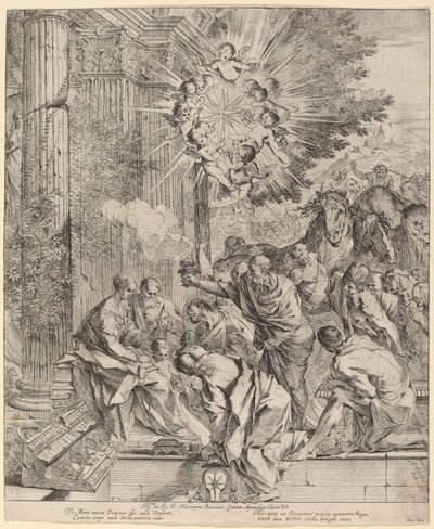 Die Anbetung der Könige von Pietro Testa