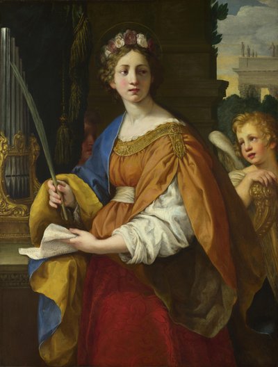 Heilige Cäcilia, 1620-1625 von Pietro da Cortona