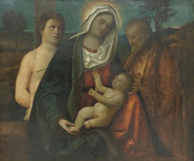 Heilige Familie mit St. Sebastian von Pietro degli Ingannati