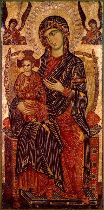 Jungfrau und Kind auf dem Thron, ca. 1280 von Pisan Master