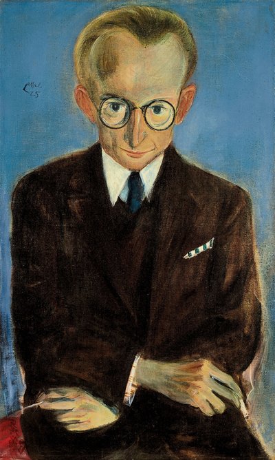 Porträt von Paul Fechter 1880-1958, 1925 von Pol Cassel