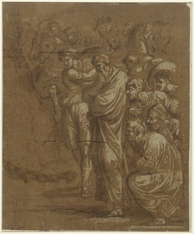 Anbetung der Könige von Polidoro da Caravaggio (possibly)