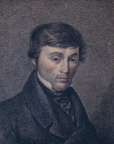 Porträt von Adam Bernard Mickiewicz (1798-1855) von Polish School