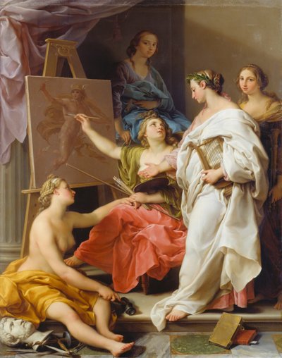 Allegorie der Künste von Pompeo Girolamo Batoni