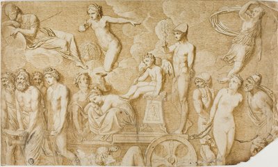 Triumph der Liebe (nach antikem Relief) von Pompeo Girolamo Batoni