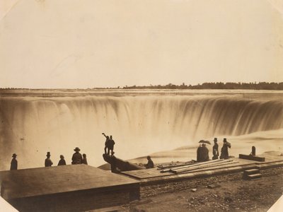 Niagarafälle von Possibly by Silas A. Holmes.