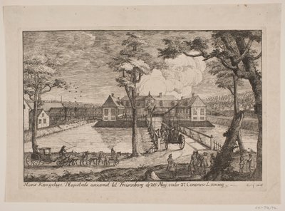 Ankunft von Frederik V. in Frijsenborg von Poul Isac Grønvold