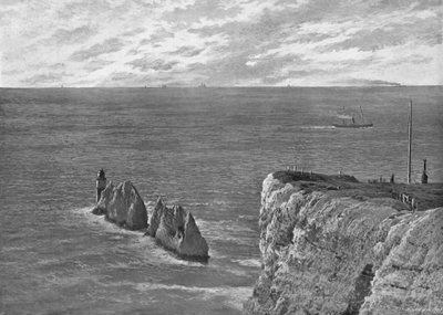 Die Nadeln, Isle of Wight, um 1896 von Poulton and Co