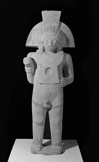 Centeotl, Gott des Maises, Huastecan, ca. 1000-1250 (Kalkstein) von Pre Columbian