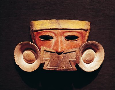 Menschliche Maske, aus Teotihuacan von Pre Columbian
