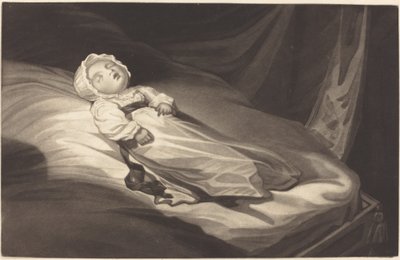 Schlafendes Kleinkind von Probably British 19th Century
