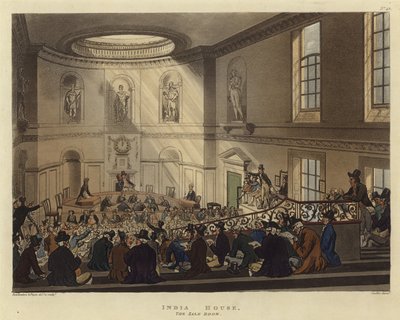 India House von Pugin and Rowlandson