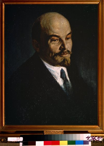 Porträt von Wladimir Lenin von Pyotr Ivanovich Kelin