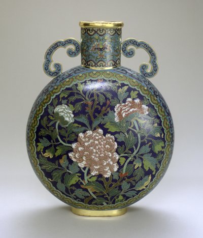 Mondflasche von Qing Dynasty Chinese School