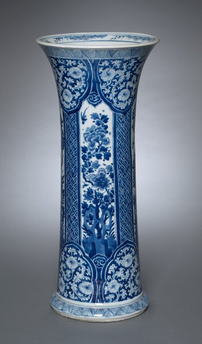 Vase mit Deckel, 1662-1722 von Qing Dynasty Chinese School
