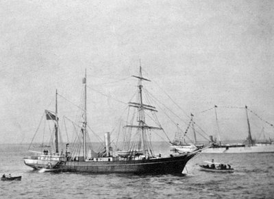 Ernest Shackletons Schiff HMS Nimrod von Queen Alexandra