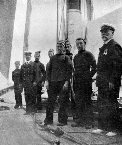 An Bord der Yacht Britannia, 1908 von Queen Alexandra