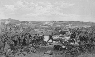 Schlacht an der Tschernaja, 16. August 1855 von RM Bryson