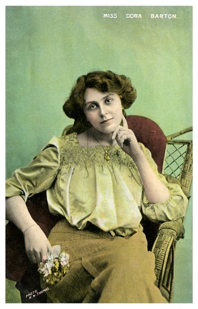 Dora Barton, britische Schauspielerin, ca. 1905-1919 von RW Thomas
