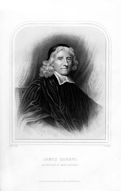 James Sharpe, schottischer Geistlicher, 1870 von R. Page