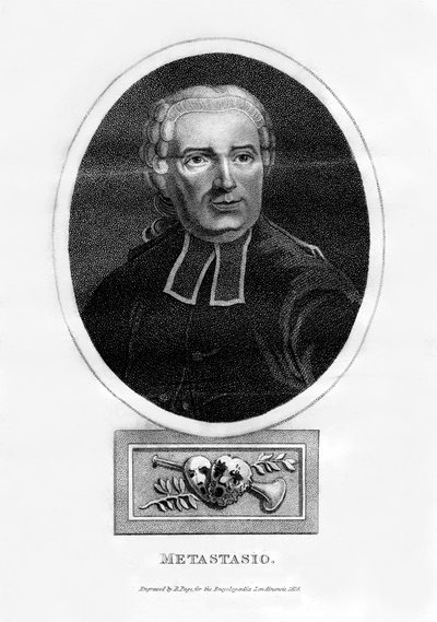 Metastasio, italienischer Dichter, 1816 von R. Page