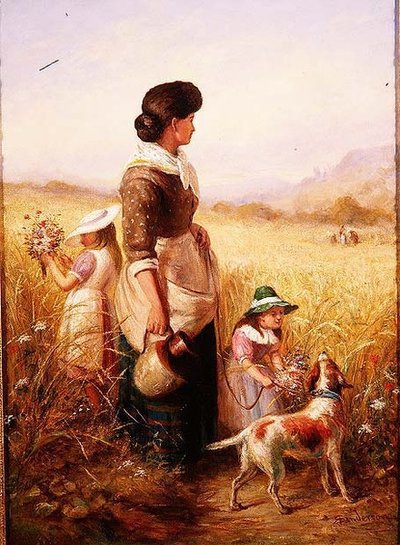 Spielen auf den Feldern von R. Saunderson Cathering