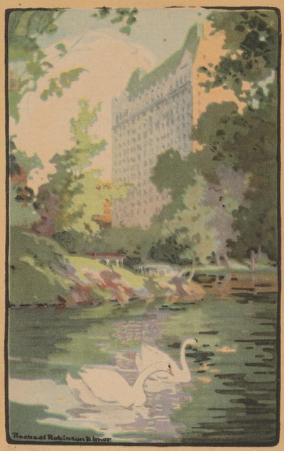 Hotel Plaza vom Central Park, 1914 von Rachael Robinson Elmer
