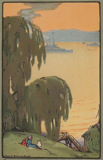 Der Hudson von Riverside Drive, 1914 von Rachael Robinson Elmer