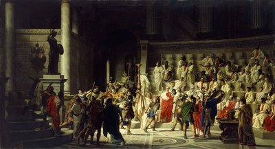 Der letzte Senat von Julius Caesar von Raffaele Giannetti