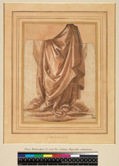 Draperiestudie, vor 1524 von Raffaellino del Garbo