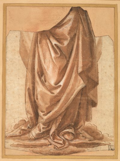 Studie von Draperien, vor 1524 von Raffaellino del Garbo