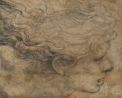 Kopf eines Engels von Raffaello Sanzio Raphael