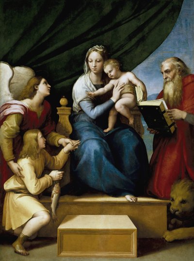 Madonna mit dem Fisch von Raffaello Sanzio Raphael