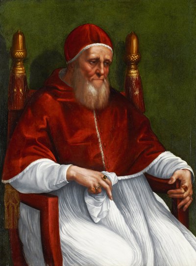 Porträt von Papst Julius II. von Raffaello Sanzio Raphael