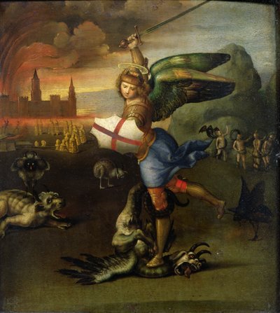 St. Michael, ca. 1503-05 von Raffaello Sanzio Raphael